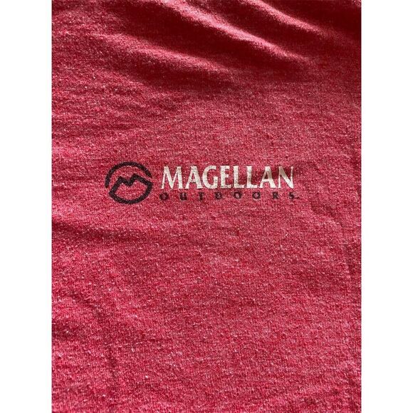 Magellan Men's M Red Graphic Print Adventure T-Shirt Short Sleeve - Picture 2 of 4